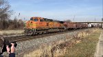 BNSF 5257 and my buddy Richard.